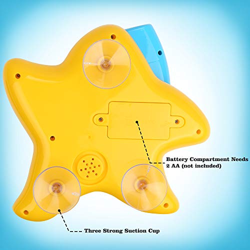 Baby Bath Toys Bubble Machine Bathtub Toys Starfish Bubble Maker for Toddler Kids 6-12 Months 1 2 3 4 5 6 Years Old Boys Girls Make Happy Bubble Bath Time Gift Choice
