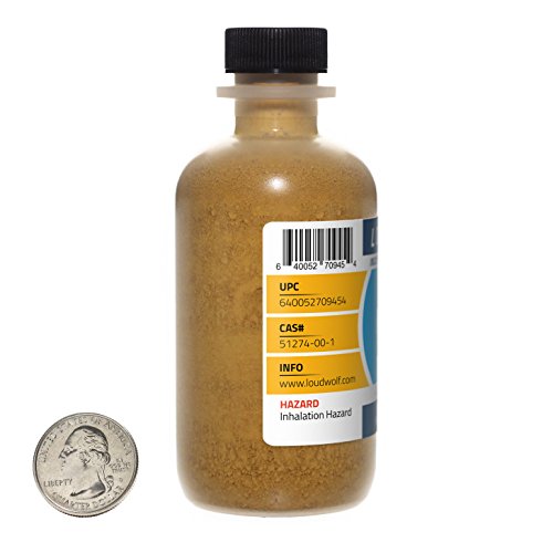 Iron Oxide / Yellow 44 Micron Powder / 4 Ounces / 99% Pure / SHIPS FAST FROM USA