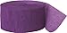 Pretty Purple Crepe Streamer - 81 ft (1 Count) - Vibrant Party Decoration For Birthdays, Weddings & Events