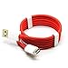 OnePlus 6 Dash Type C Cable For 5/5T/3/3T, Dash Charge USB C Cable Dash Cable (5V/4A) Red