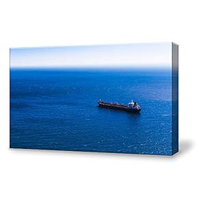 Canvas Wall Art for Living Room,Bedroom Home Artwork Paintings Aerial Photo Ready to Hang - 12x18 inches