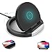 Wireless Charger,Kamlif iPhone X Wireless Charger Qi 10W Fast Wireless Charger Charging Pad Stand for iPhone X,iPhone 8/8 Plus,Samsung Galaxy S9 S9 Plus Note 8 S8 S8 Plus S7 S7 Edge [No AC Adapter]
