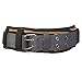 Dickies Heavy-Duty Padded Work Belt for Contractors, Double-Tongue Roller Buckle, Adjustable, 5-inch Width, Holds Most Tool Belt Pouches, Grey/Tan