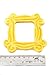Friends Yellow Peephole Frame Magnet – Cool TV Props Show Memorabilia – Handmade Friends Merchandise – 3” x 3”