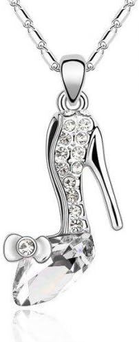 Libaraba Fantasy Cinderella's Crystal Shoes Pendant Clavicular Necklace