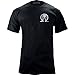 Classic Molon Labe T-Shirt (XXX-Large, Black/Silver)