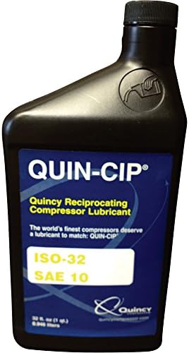 Quincy Quin-Cip 112541 10W Compressor Oil (112541C032--(12) 1 Quart)