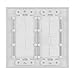 BATIGE 2 Gang Brush Wall Plate Anti-dust Wall Mount Panel Cable Pass Through Wires Cable Access Strap Wall Socket Plug Port (2 Gang (2 Pack), White)