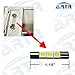 20PCS ARTR 6000k White 29mm 3SMD 6614F LED Bulbs for Car Sun Visor Vanity Mirror Lights