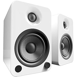 Kanto YU4MW Bluetooth Powered Speakers – 140 Watts – Phono Preamp (Matte White)