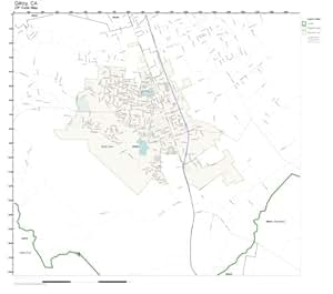 Amazon.com: ZIP Code Wall Map of Gilroy, CA ZIP Code Map Laminated