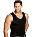 3 Pack Insta Slim Men's Black Firming Compression Muscle Tank Shirt (XL)