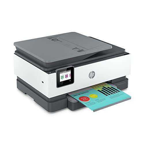 HP OFFICEJET PRO 8034E WIRELESS COLOR ALL-IN-ONE PRINTER WITH 1 FULL YEAR INSTANT INK,WHITE