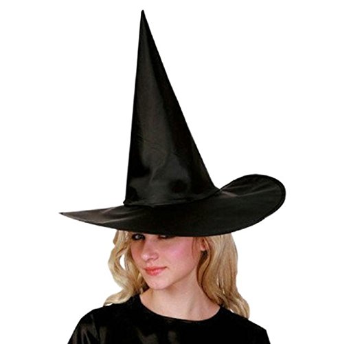 Halloween hat Mallcat 6Pcs Womens Black Witch Hat - Image 4