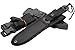 Black Scuba Diving Knife – Tactical Sharp knives with 2 Edge Line Cutter,2 Sheaths,Sawing Edge and 2 Pairs Leg Strap for Dive,Hunting,Survival,Rescue.