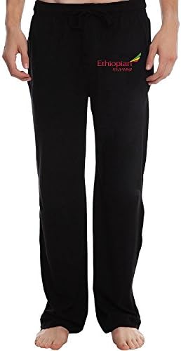 Ethiopian Airlines Logo Emblem Cool Men's Sweatpants Black M