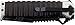 MTech USA MT-A820S Spring Assist Folding Knife, Black Half-Serrated Blade, Silver/Black Handle, 5-Inch Closed