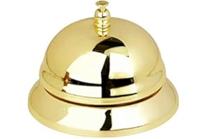 SLEERI Service Call Bell, Classroom Attention Bell, Hotel Bell, Dinner Bell, Teacher Bell, Desk Bell Service Bell for Call Customer Service, Restaurants, Reception Areas,