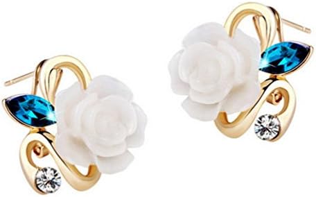 Most Beloved Charming Peony Flower Earring/Ear Stud/Ear Clip For Elegent Beautiful Women or Girl
