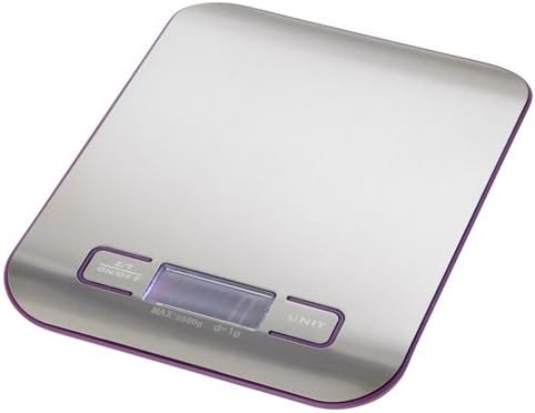 Jazooli 1g - 5KG Digital LCD Electronic Kitchen Household Weighing Food Cooking Scales (Purple)