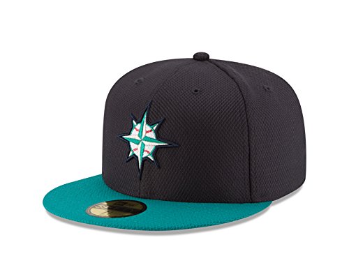 MLB Seattle Mariners Men's Diamond Era 59FIFTY Cap, 6.875, Blue