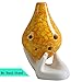 Strawfire Triforce Ocarina - Legend of Zelda Ceramic 6 Hole Ocarina (Yellow)