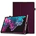 Fintie Case for Surface Pro 7+ / Pro 7 / Pro 6 - Premium Vegan Leather Slim Fit Folio Cover with Stylus Holder, Compatible with Microsoft Surface Pro 5 / Pro 4 3 and Type Cover Keyboard (Purple)