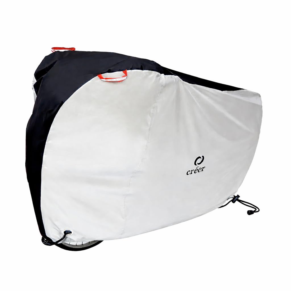 créer 自転車カバー 防水 厚手 2021年 雨避け UV加工 盗難防止 210D ロックホール/収納袋付 (通常タイプ)商品画像