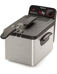 National Presto 05461 Stainless Steel Pro Fry Immersion Element Deep Fryer