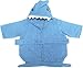 BABY TOWELS FOR BOYS BATH POOL OR BEACH SB,WASHCLOTH 100% COTTON BLUE SHARK DESIGN SOFT GREAT GIFT
