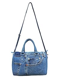 BDJ estilo clásico azul denim Jean Doctor damaes Bolso (LL-04)