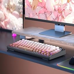 Hkfos Gradient Side Print Keycaps Blush, Double