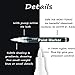 FLYMAX Black Paint Pen, 6 Pack 0.7mm Acrylic Black Permanent Marker for Glass Ceramic Rock Leather Plastic Stone Metal Canvas Enamel Waterproof Writing Extra Fine Point