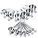Measuring Cups and Spoons Set 304 Stainless Steel, Umite Chef 7 PCS Heavy Metal Cups,7 Round Spoons with Handle, 1 Magnetic Measurement Conversion Chart, for Dry or Liquid Ingredient Tsp/ML