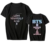 Xllife Kpop BTS Love Yourself New Logo T-shirt Suga V Jimin Jin Jung Kook Tee Shirt
