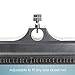 Richards Operated/Black Homewares Motorized Tie Rack with LED Lights – Rotating with Batteries – Hold up to 64 Ties and 8 Belts – Standard Rods Good for Most Closet Types