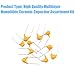 DYWISHKEY 10Value 600PCS DIP Monolithic Multilayer Ceramic Chip Capacitors Assortment Kit, 0.1uF-10uF Ceramic Capacitor Set