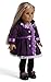 Sweet Dolly Purple Plaid Jacket & Black Leggings Fits American 18