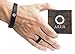 Arua Silicone Wedding Ring for Men. Comfortable and Durable Rubber Wedding Band for Sports, Gym, Outdoors - 2mm Thick - Silicone Wristband Included (Black, Size 10 (19.8 mm Diameter))
