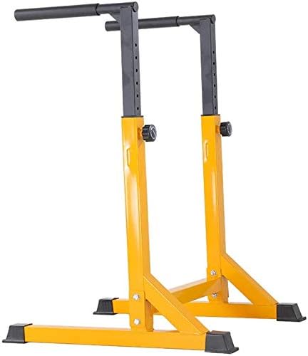 Qazxsw Pull-Ups/Multi-Function Parallel Bars/Indoor Home Fitness Equipment/Hands and Arms Flexion and Extension Pull-Ups,Yellow,65x76x120cm