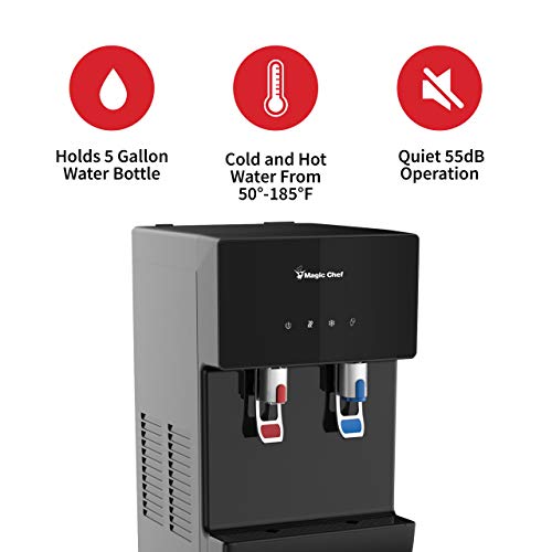 image for Magic Chef Water Dispenser Bottom Loading Hot and Cold Water Cooler, C