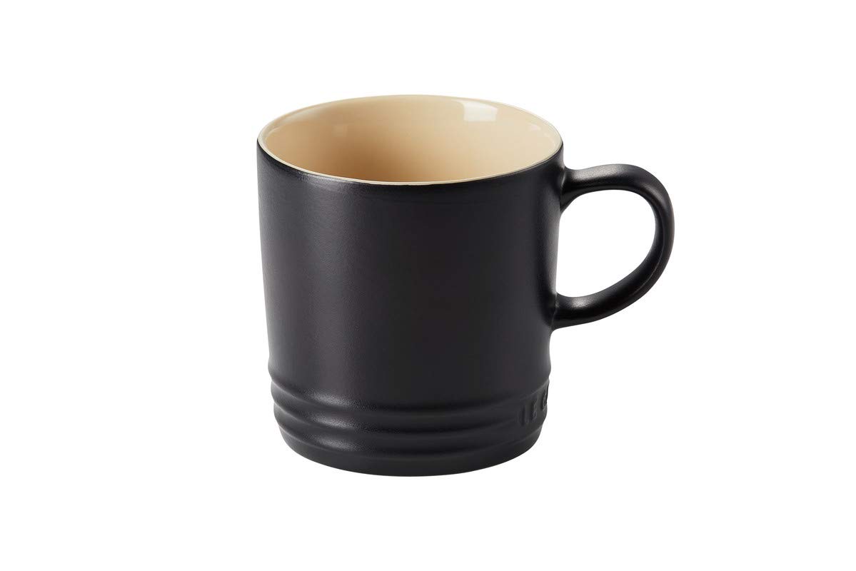 LE CREUSET Stoneware Mug, 350 ml - Satin Black — image 1