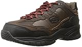 Skechers for Work Soft Stride Constructor II Athletic Hiker Boot, Dark Brown, 11 M US