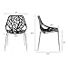 Poly and Bark Birds Nest Dining Side Chair (Set of 2), Black