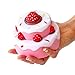 4 pc Popular Jumbo Cake Squishies Value Set/Package | Slow Rising Stress Reliever Scented Pink Round Strawberry Cake Squishy plus More | Great for Adults and Kids, Party Toys, Birthday Toys, Kawaii