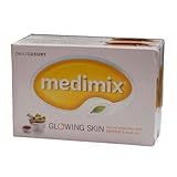 Medimix Glowing Skin natural protection with SANDAL & ELADI Oils (125 GM X 2 Bars) by Cholayil