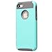 BAROX Fashion Cute Armor Case for iPhone 5 5S (Light Blue + Grey)