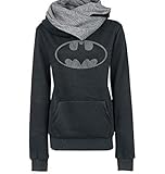 AOVCL Women's Fashion Scarf Neck Batman Tops Hoodies Tees Sweatshirt