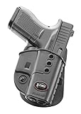 Fobus GL-42 ND RH Black Right Hand Right Black tactical Paddle Gun Holster for Glock 42 + Best Security Gear Magnet