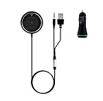 VICTONY Bluetooth Hands-Free Care Kit,Music Receiver,Audio Music Streaming，Support NFC,Magnetic Base,Dual USB Car Charger(V-CTA)